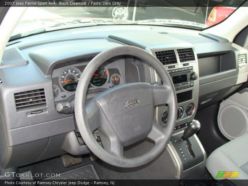 Black Clearcoat / Pastel Slate Gray 2007 Jeep Patriot Sport 4x4