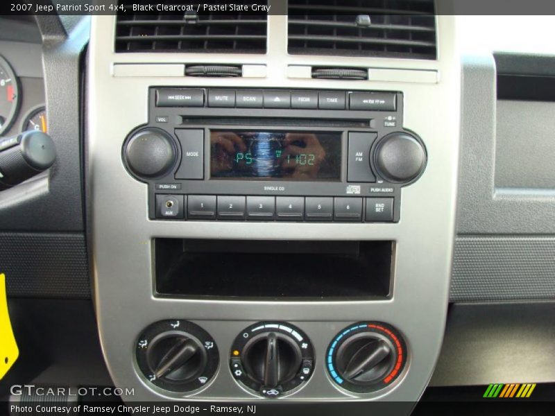 Black Clearcoat / Pastel Slate Gray 2007 Jeep Patriot Sport 4x4