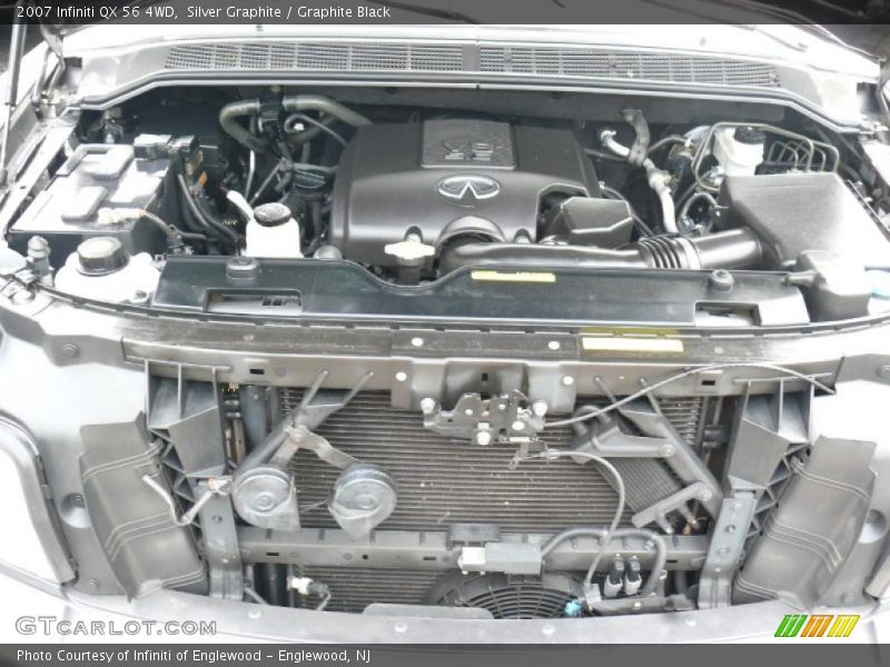 Silver Graphite / Graphite Black 2007 Infiniti QX 56 4WD
