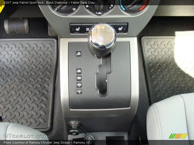 Black Clearcoat / Pastel Slate Gray 2007 Jeep Patriot Sport 4x4