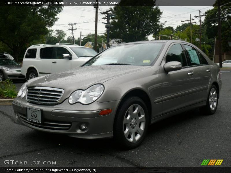 Pewter Metallic / Stone 2006 Mercedes-Benz C 280 4Matic Luxury