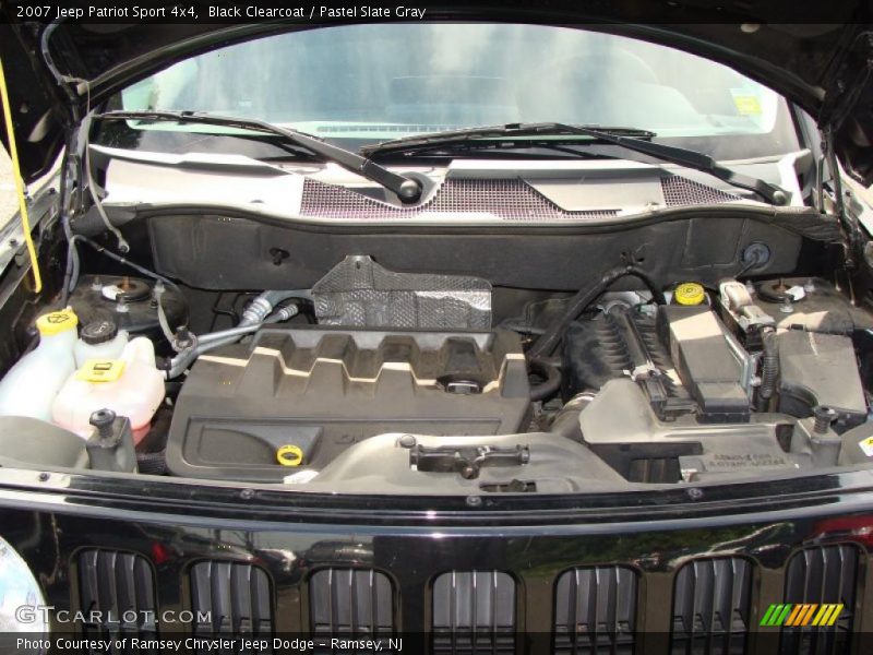 Black Clearcoat / Pastel Slate Gray 2007 Jeep Patriot Sport 4x4
