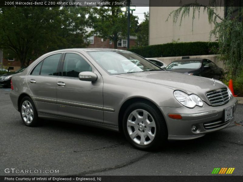 Pewter Metallic / Stone 2006 Mercedes-Benz C 280 4Matic Luxury