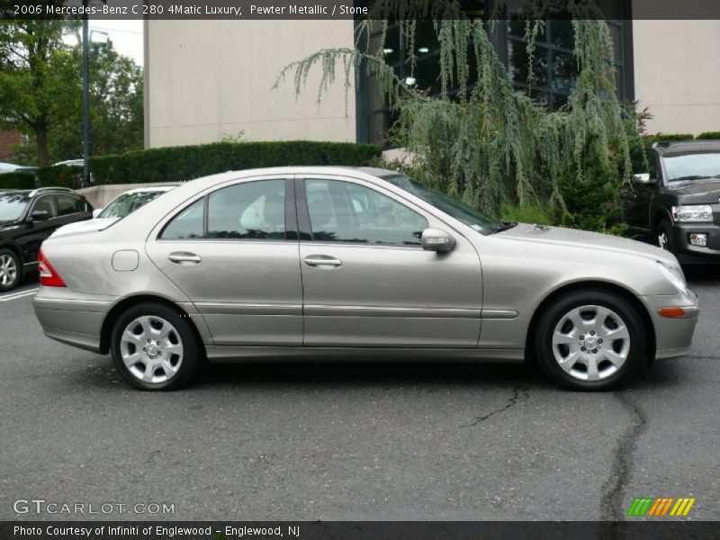 Pewter Metallic / Stone 2006 Mercedes-Benz C 280 4Matic Luxury