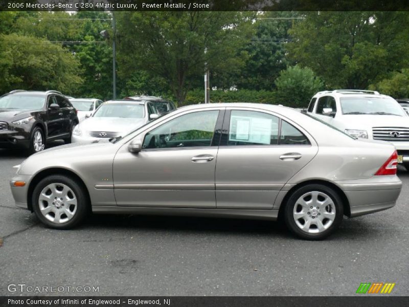 Pewter Metallic / Stone 2006 Mercedes-Benz C 280 4Matic Luxury