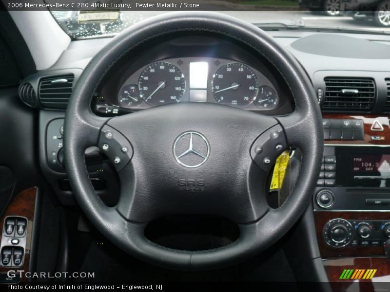 Pewter Metallic / Stone 2006 Mercedes-Benz C 280 4Matic Luxury