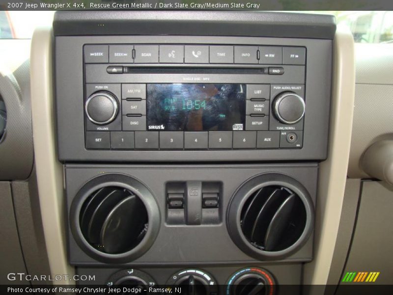 Rescue Green Metallic / Dark Slate Gray/Medium Slate Gray 2007 Jeep Wrangler X 4x4