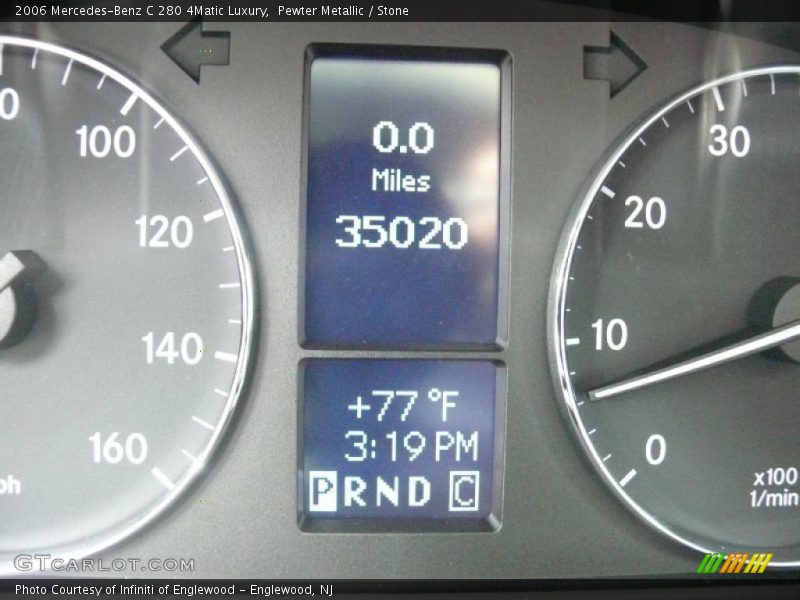 Pewter Metallic / Stone 2006 Mercedes-Benz C 280 4Matic Luxury
