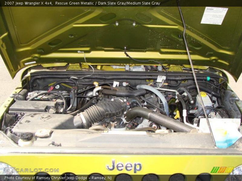 Rescue Green Metallic / Dark Slate Gray/Medium Slate Gray 2007 Jeep Wrangler X 4x4