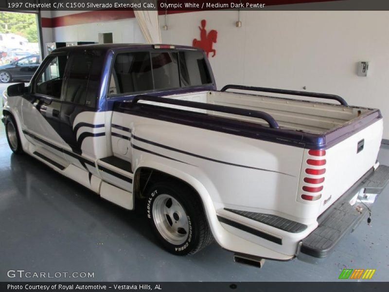 Olympic White / Medium Dark Pewter 1997 Chevrolet C/K C1500 Silverado Extended Cab