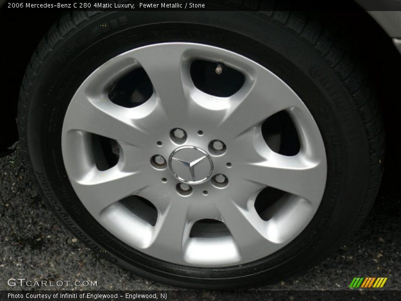 Pewter Metallic / Stone 2006 Mercedes-Benz C 280 4Matic Luxury