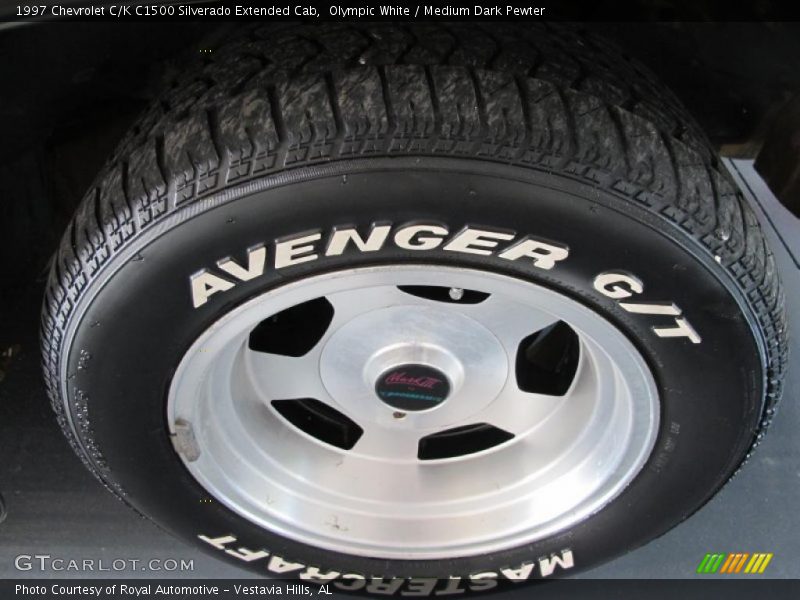 Olympic White / Medium Dark Pewter 1997 Chevrolet C/K C1500 Silverado Extended Cab