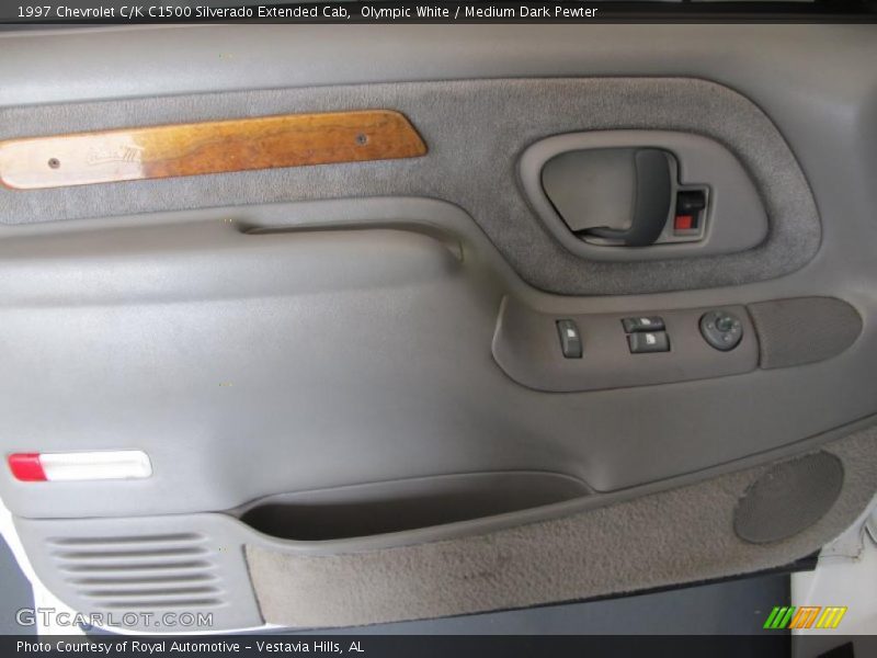 Olympic White / Medium Dark Pewter 1997 Chevrolet C/K C1500 Silverado Extended Cab