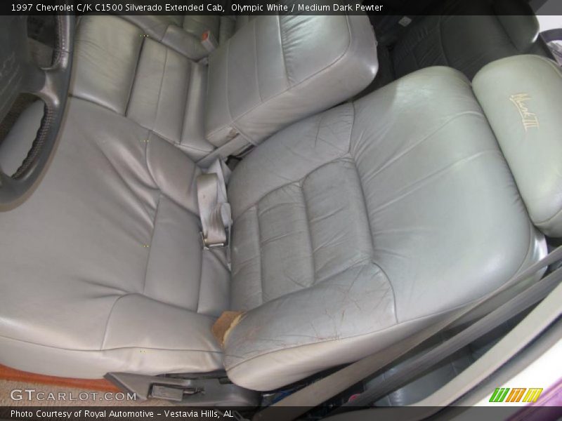 Olympic White / Medium Dark Pewter 1997 Chevrolet C/K C1500 Silverado Extended Cab