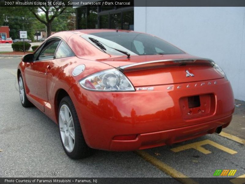 Sunset Pearlescent / Dark Charcoal 2007 Mitsubishi Eclipse SE Coupe