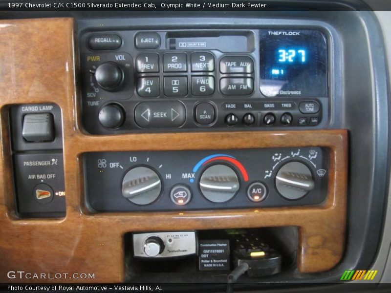 Olympic White / Medium Dark Pewter 1997 Chevrolet C/K C1500 Silverado Extended Cab
