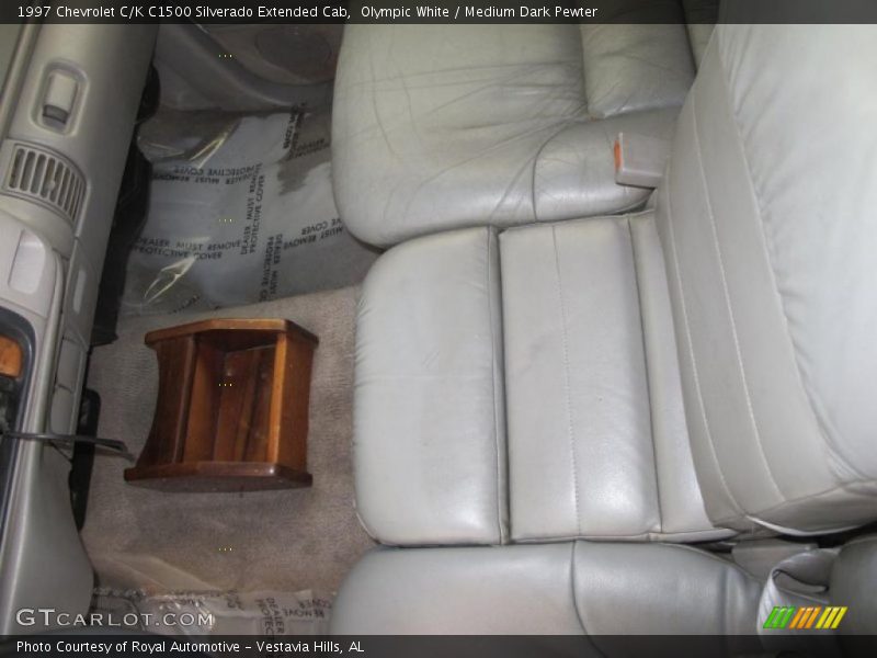 Olympic White / Medium Dark Pewter 1997 Chevrolet C/K C1500 Silverado Extended Cab