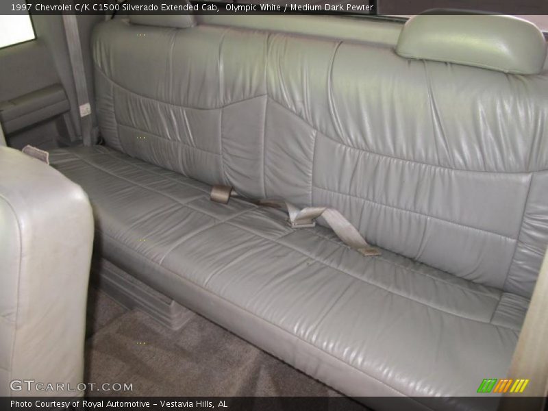 Olympic White / Medium Dark Pewter 1997 Chevrolet C/K C1500 Silverado Extended Cab