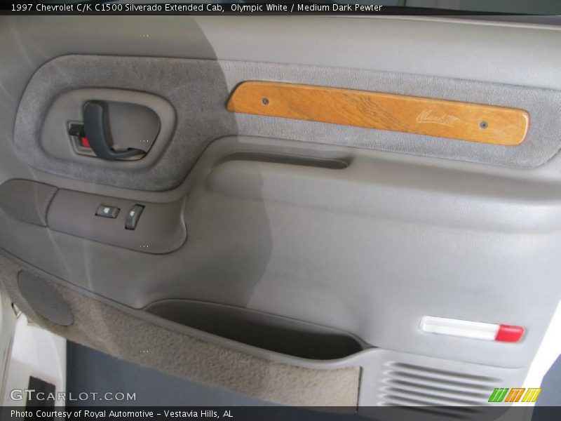 Olympic White / Medium Dark Pewter 1997 Chevrolet C/K C1500 Silverado Extended Cab