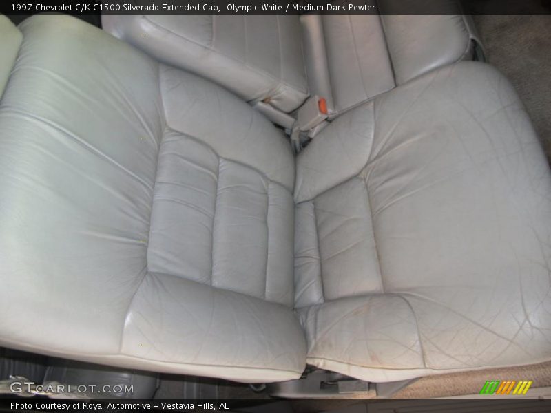 Olympic White / Medium Dark Pewter 1997 Chevrolet C/K C1500 Silverado Extended Cab