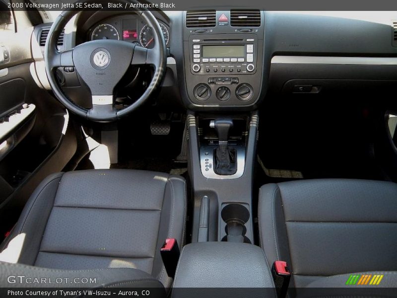 Black / Anthracite Black 2008 Volkswagen Jetta SE Sedan