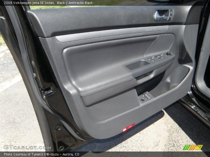 Black / Anthracite Black 2008 Volkswagen Jetta SE Sedan