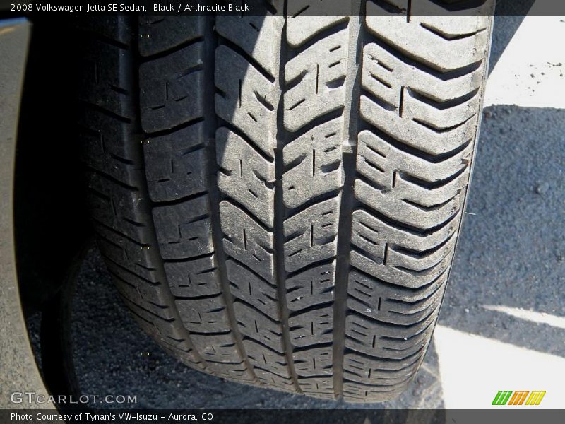 Black / Anthracite Black 2008 Volkswagen Jetta SE Sedan