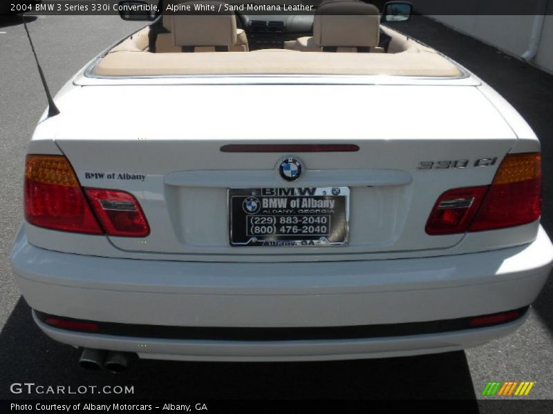 Alpine White / Sand Montana Leather 2004 BMW 3 Series 330i Convertible