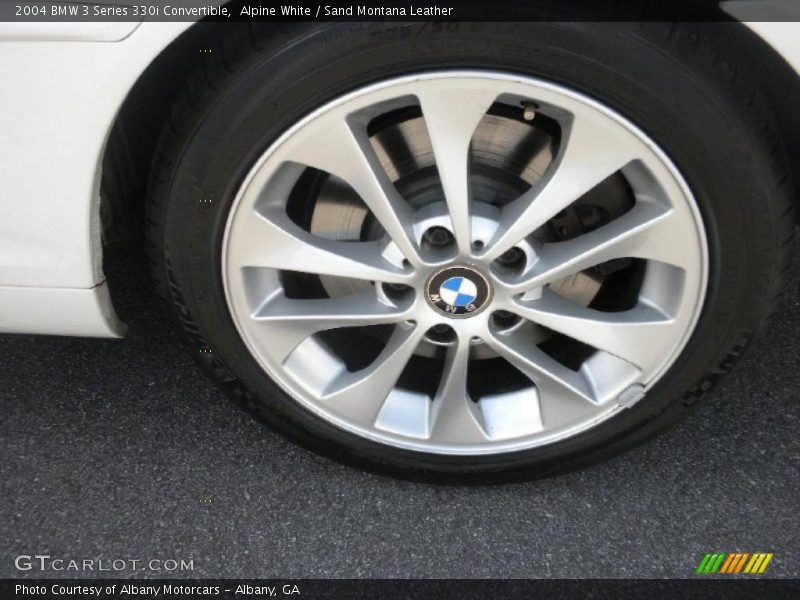 Alpine White / Sand Montana Leather 2004 BMW 3 Series 330i Convertible