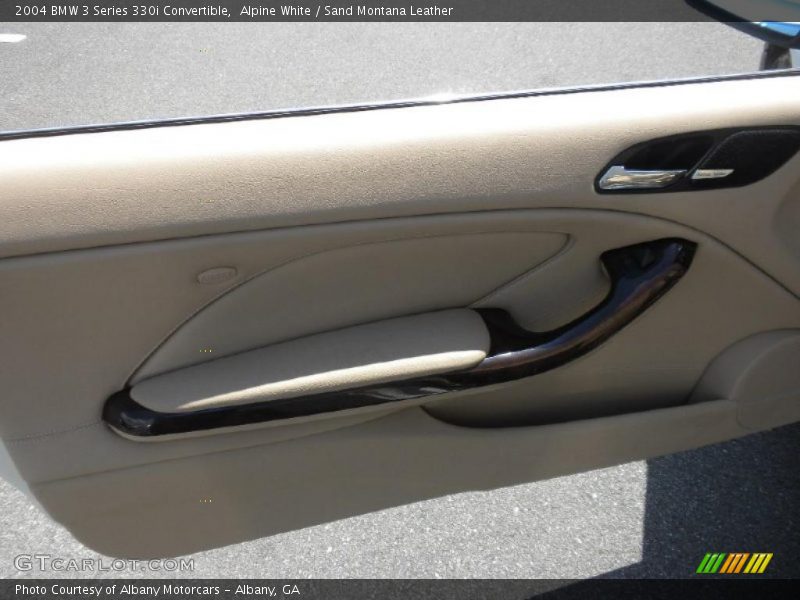 Alpine White / Sand Montana Leather 2004 BMW 3 Series 330i Convertible