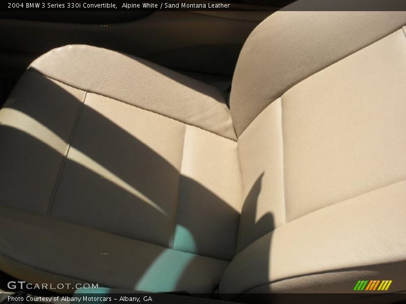Alpine White / Sand Montana Leather 2004 BMW 3 Series 330i Convertible