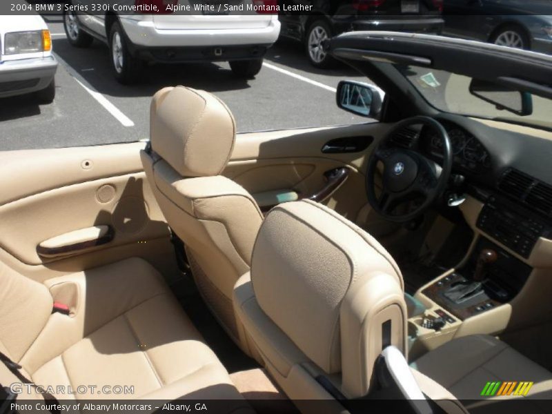 Alpine White / Sand Montana Leather 2004 BMW 3 Series 330i Convertible