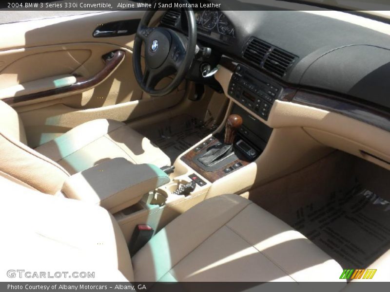 Alpine White / Sand Montana Leather 2004 BMW 3 Series 330i Convertible