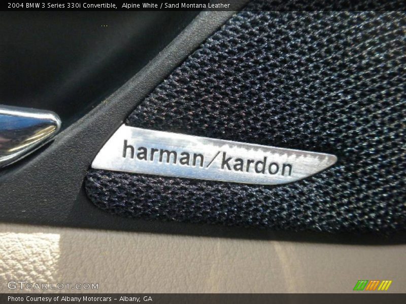 Alpine White / Sand Montana Leather 2004 BMW 3 Series 330i Convertible