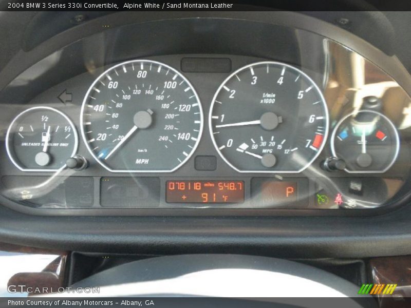 Alpine White / Sand Montana Leather 2004 BMW 3 Series 330i Convertible