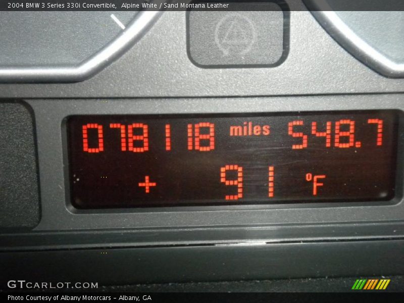Alpine White / Sand Montana Leather 2004 BMW 3 Series 330i Convertible