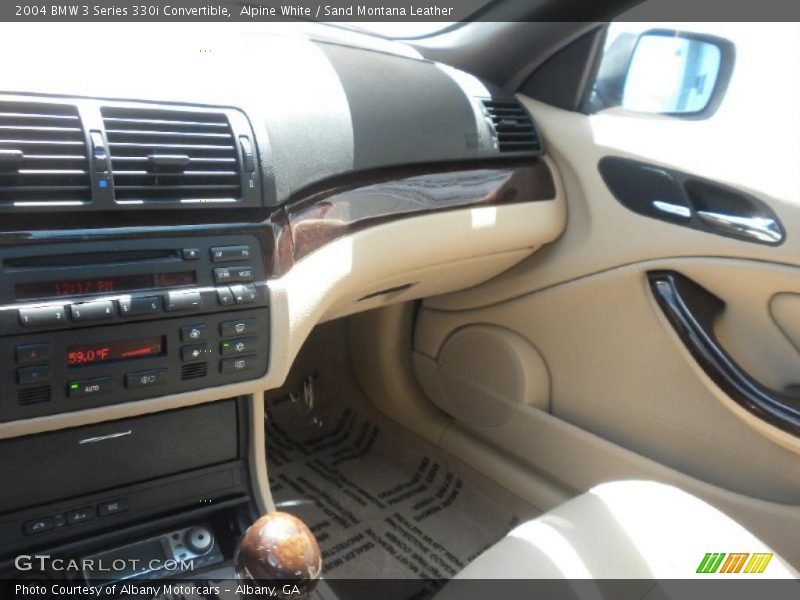 Alpine White / Sand Montana Leather 2004 BMW 3 Series 330i Convertible