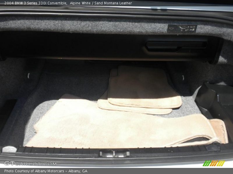 Alpine White / Sand Montana Leather 2004 BMW 3 Series 330i Convertible
