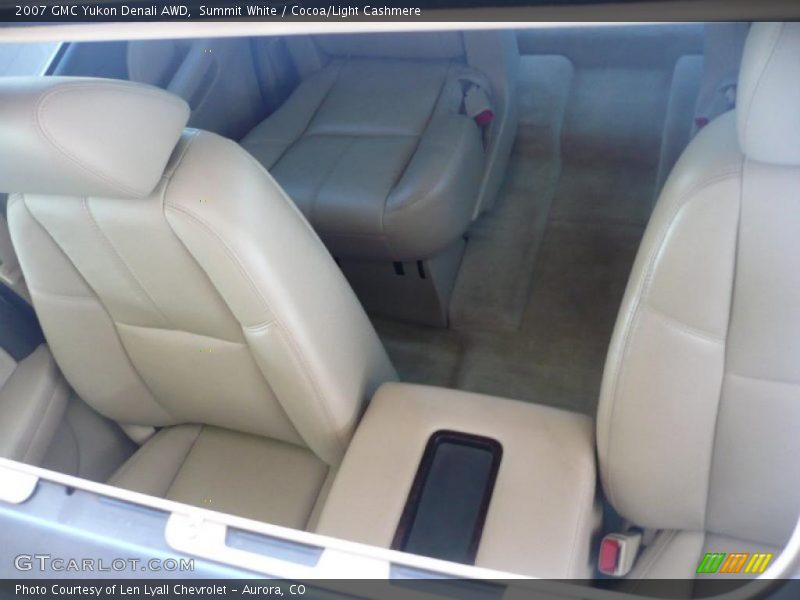 Summit White / Cocoa/Light Cashmere 2007 GMC Yukon Denali AWD