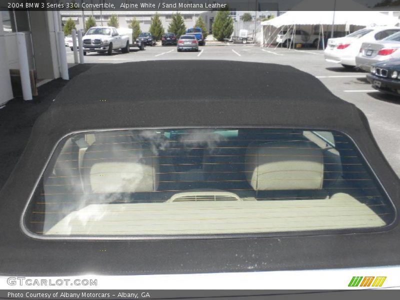 Alpine White / Sand Montana Leather 2004 BMW 3 Series 330i Convertible