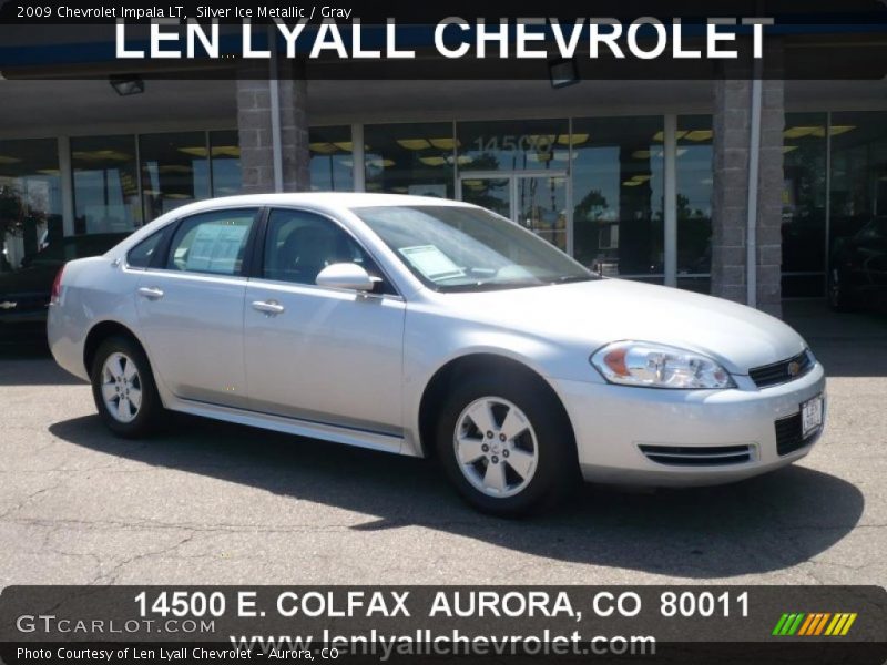 Silver Ice Metallic / Gray 2009 Chevrolet Impala LT