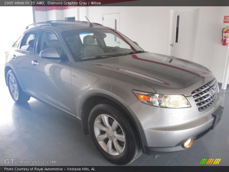 Diamond Graphite Gray / Willow 2005 Infiniti FX 35 AWD