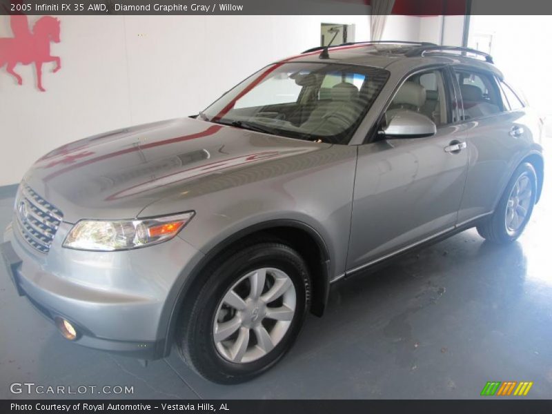 Diamond Graphite Gray / Willow 2005 Infiniti FX 35 AWD