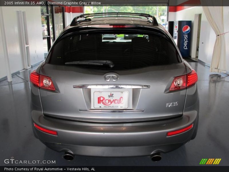 Diamond Graphite Gray / Willow 2005 Infiniti FX 35 AWD