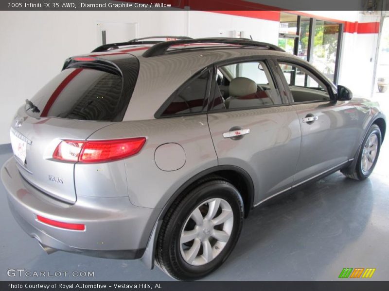 Diamond Graphite Gray / Willow 2005 Infiniti FX 35 AWD