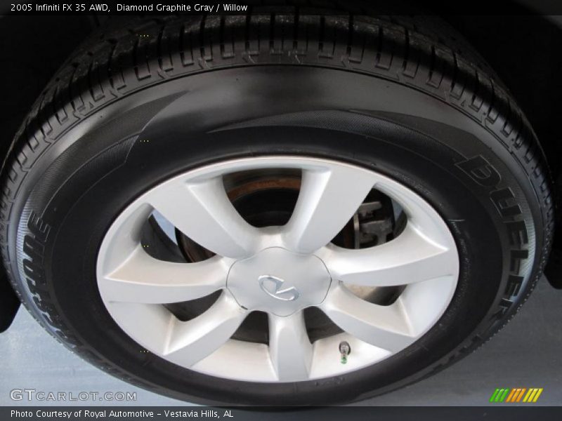 Diamond Graphite Gray / Willow 2005 Infiniti FX 35 AWD