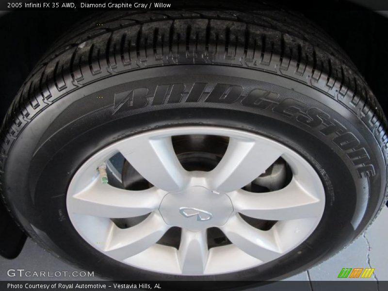 Diamond Graphite Gray / Willow 2005 Infiniti FX 35 AWD