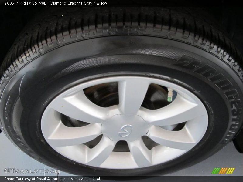 Diamond Graphite Gray / Willow 2005 Infiniti FX 35 AWD