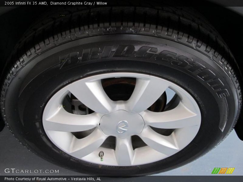 Diamond Graphite Gray / Willow 2005 Infiniti FX 35 AWD