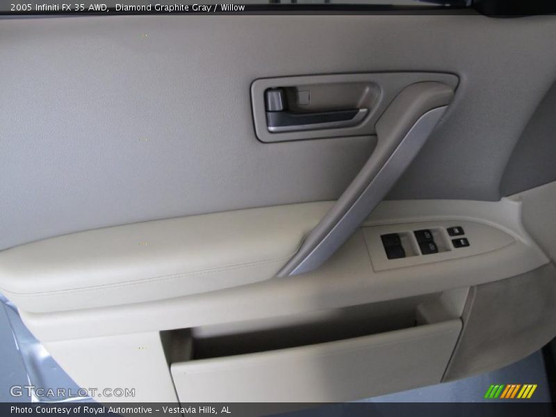 Diamond Graphite Gray / Willow 2005 Infiniti FX 35 AWD